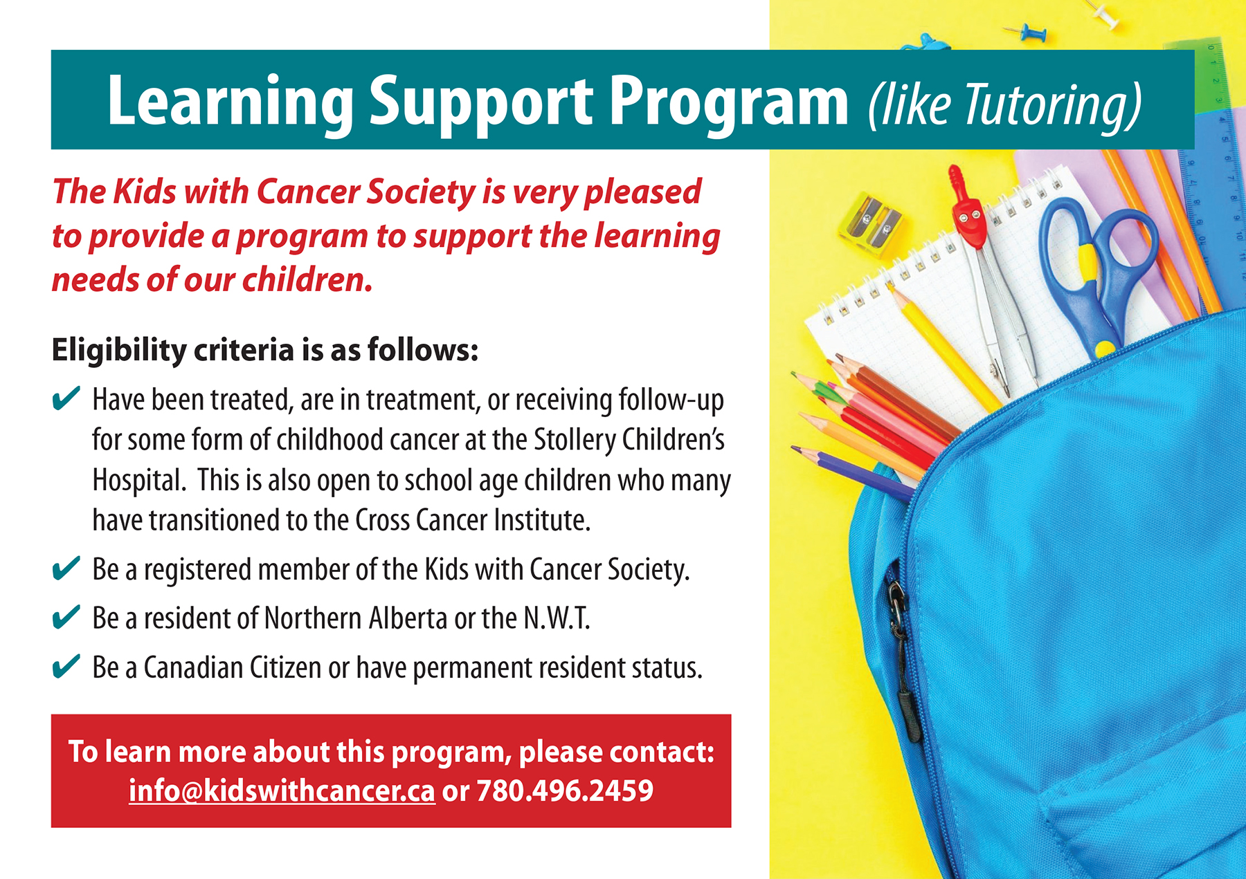 Family Programs & Activities | Kids with Cancer Society